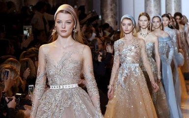 Неделя высокой моды в Париже: появились фото и видео роскошного  показа Elie Saab